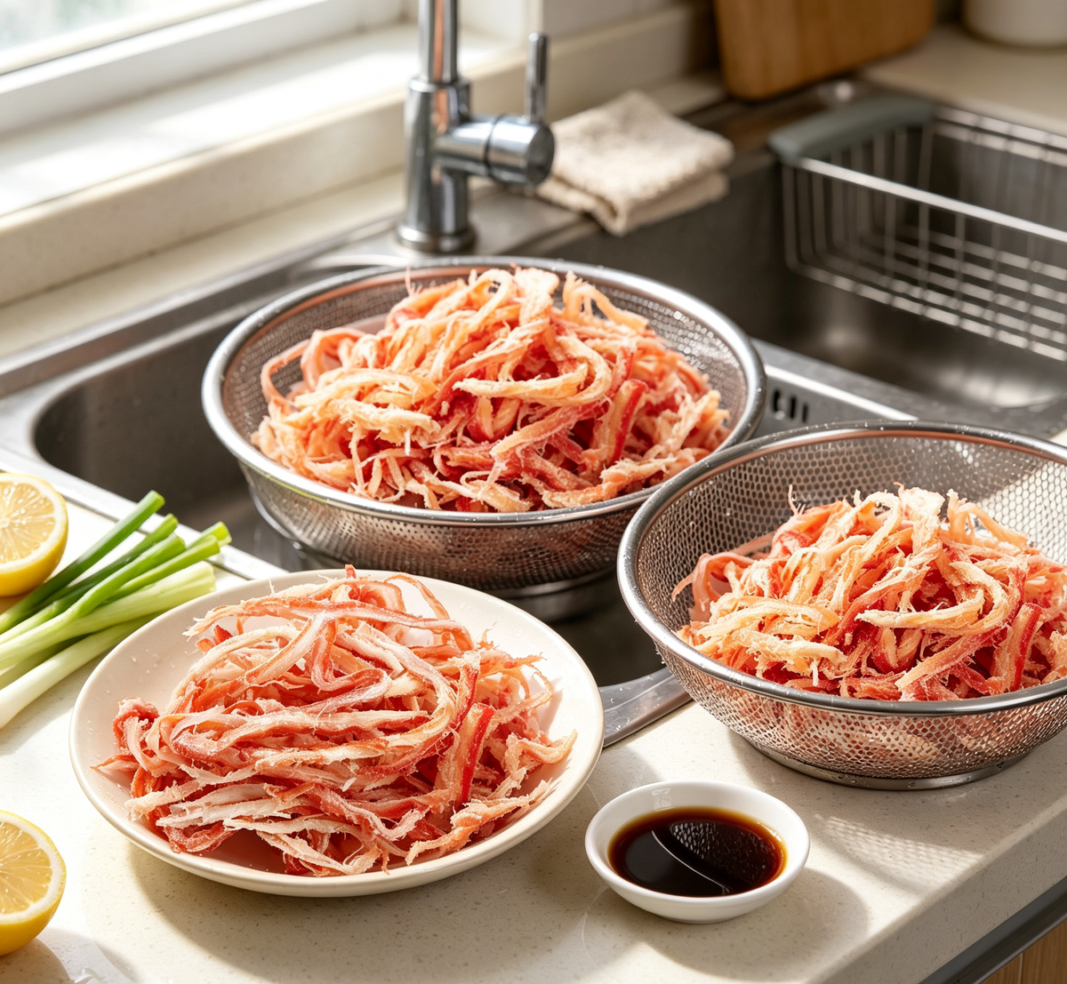 Sliced Squid